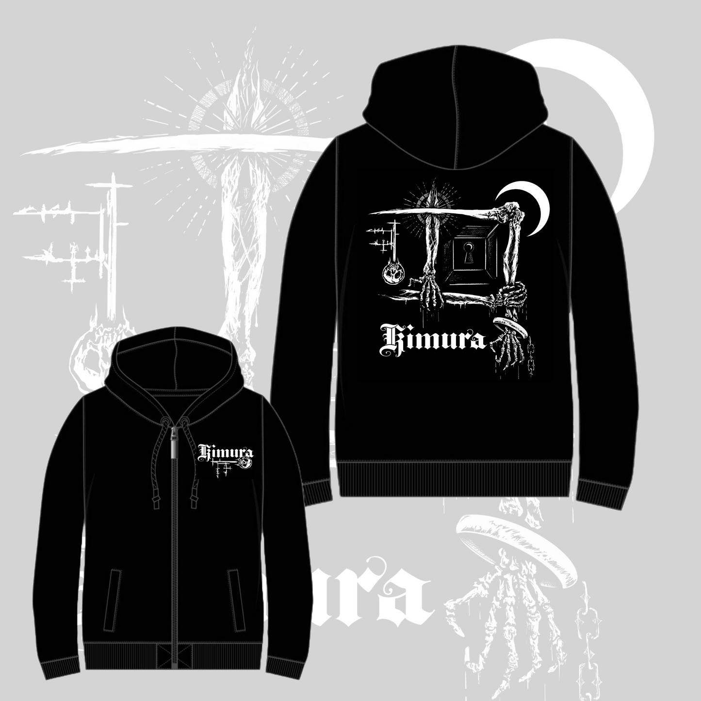 KIMURA ZIP UP HOODIE